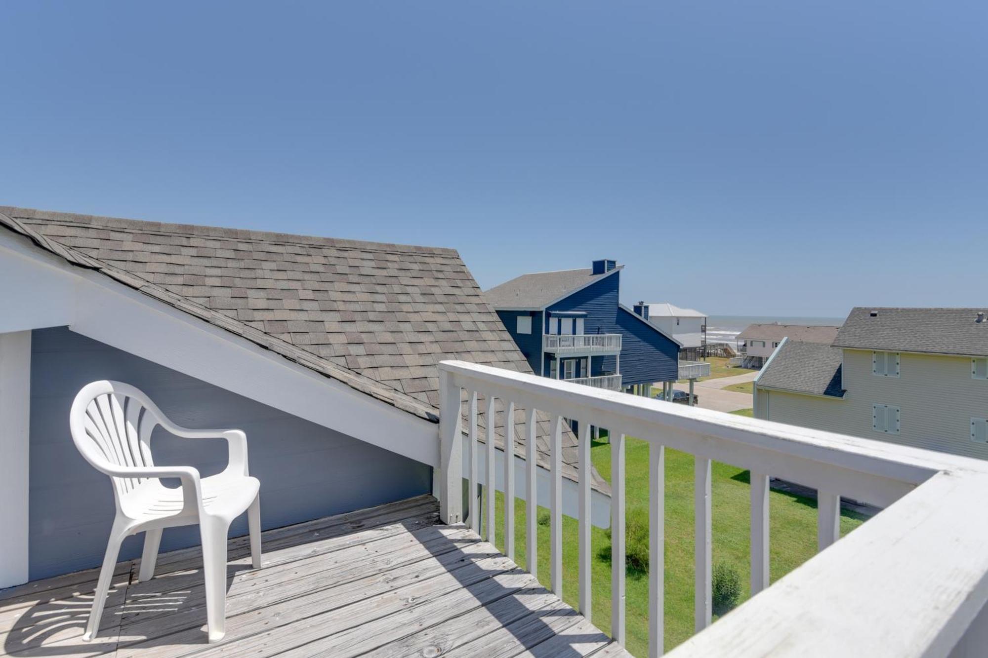 Galveston Townhome With Balconies Walk To Beach! Exterior foto