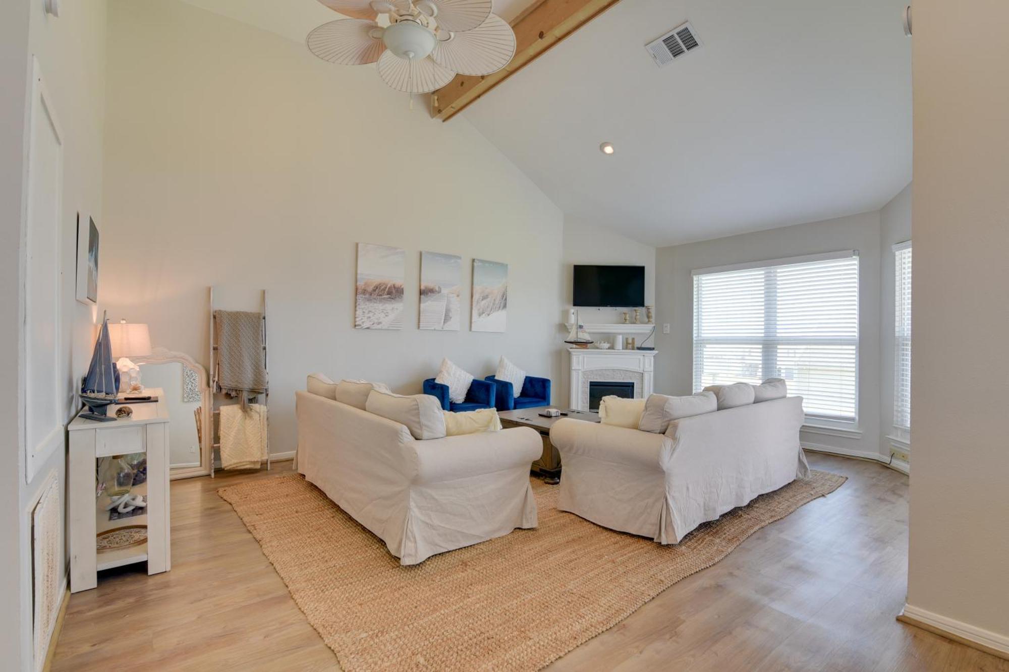 Galveston Townhome With Balconies Walk To Beach! Exterior foto