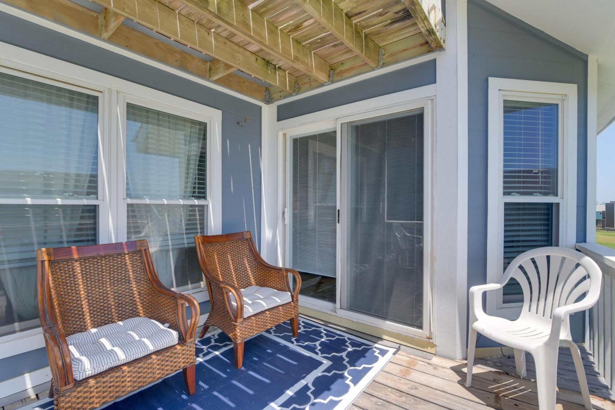 Galveston Townhome With Balconies Walk To Beach! Exterior foto