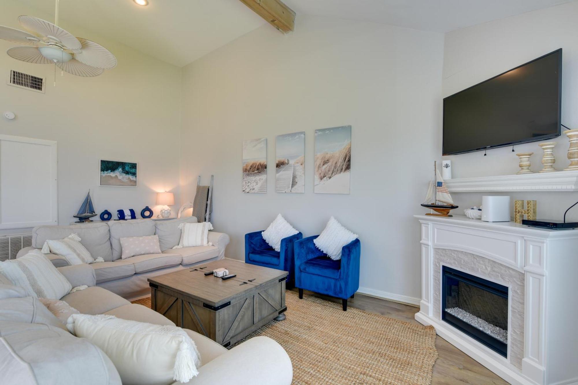Galveston Townhome With Balconies Walk To Beach! Exterior foto