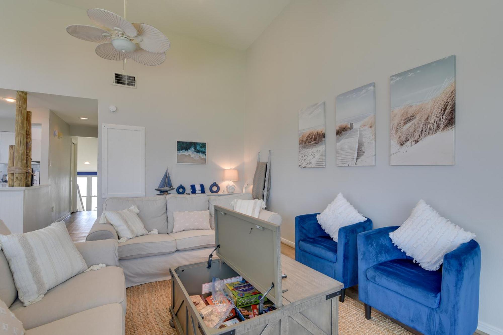 Galveston Townhome With Balconies Walk To Beach! Exterior foto